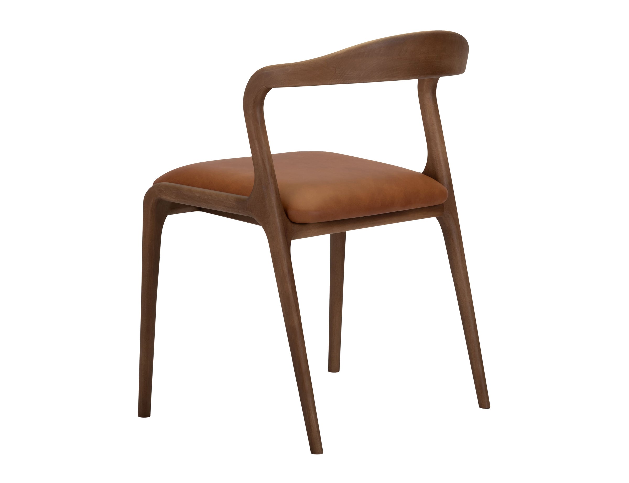 Lades Seul Dining Chair in Matt Beech & Leather