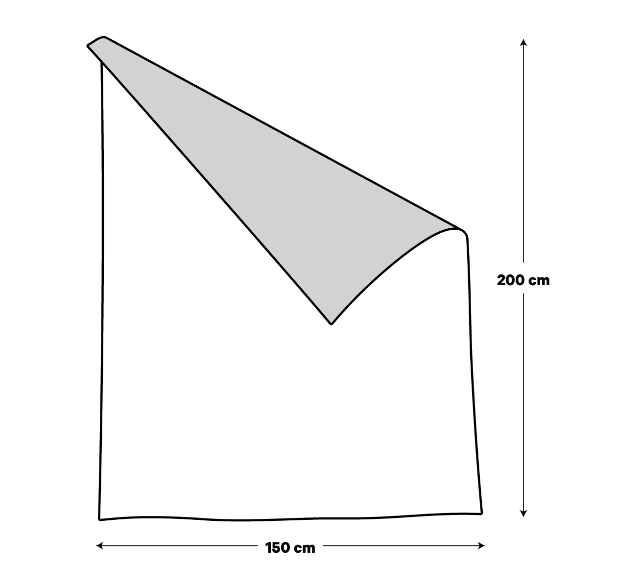 Product dimensions diagram
