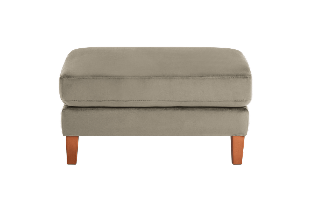 Jade Footstool in Duru Cos Velvet