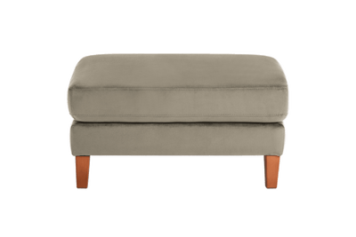 Jade Footstool in Duru Cos Velvet
