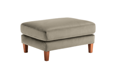 Jade Footstool in Duru Cos Velvet