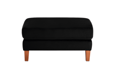 Jade Footstool in Duru Yves Velvet