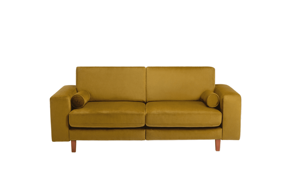 Jade Small Sofa in Duru Turmeric Velvet