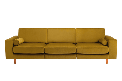 Jade Large Sofa in Duru Turmeric Velvet