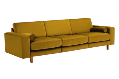 Jade Large Sofa in Duru Turmeric Velvet