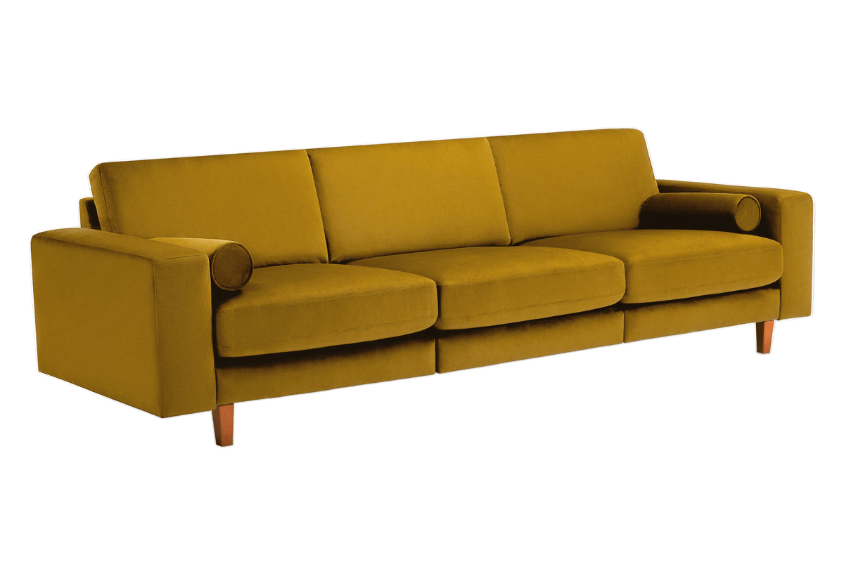 Jade Large Sofa in Duru Turmeric Velvet