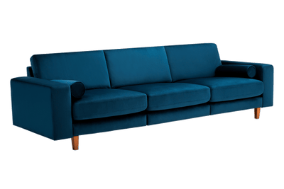 Jade Large Sofa in Duru Pacific Velvet