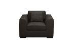 Caro Armchair in Harrison Charcoal Fabric
