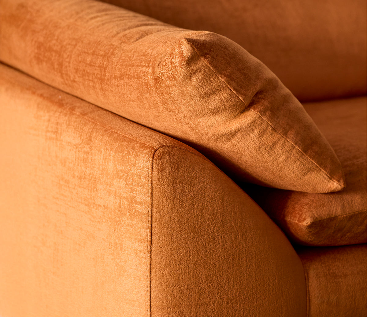 Lotus Large Sofa in the Exclusive Remi Anima Velvet