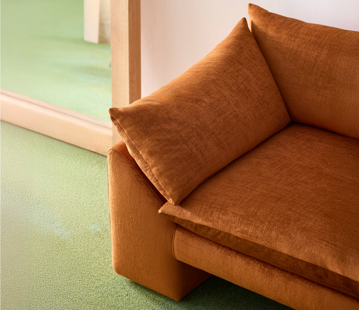 Lotus Large Sofa in the Exclusive Remi Anima Velvet
