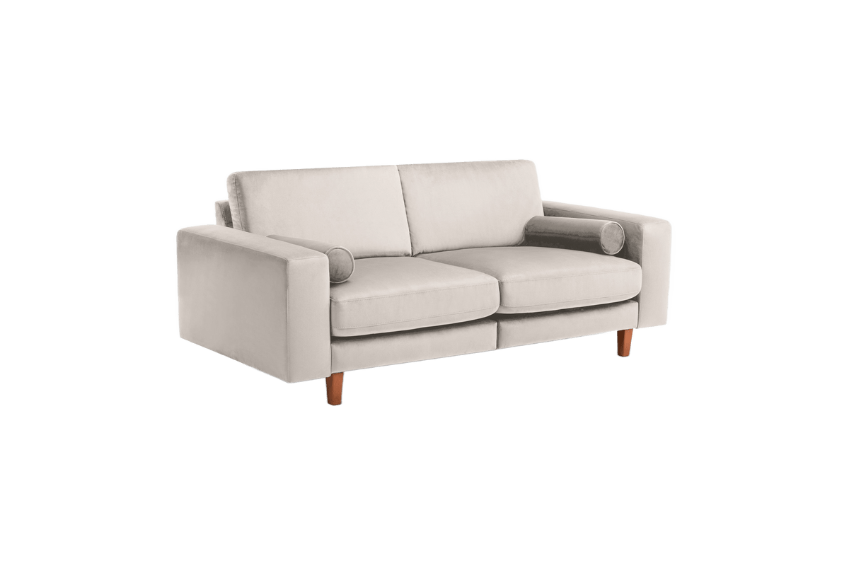 Jade Small Sofa in Duru Creme Velvet