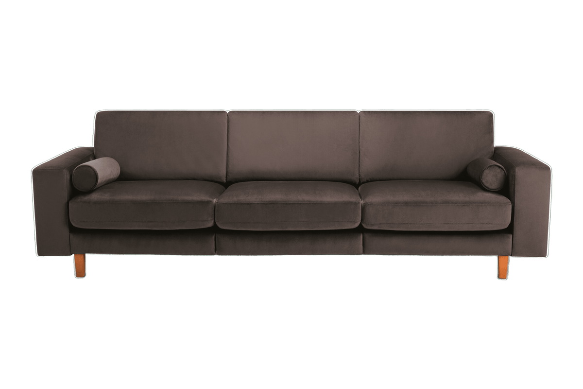 Jade Large Sofa in Duru Dark Mustela Velvet