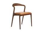 Lades Seul Dining Chair in Matt Beech & Leather