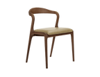 Lades Seul Dining Chair in Matt Beech & Leather
