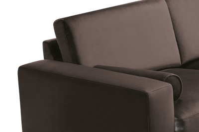 Jade Large Sofa in Duru Dark Mustela Velvet