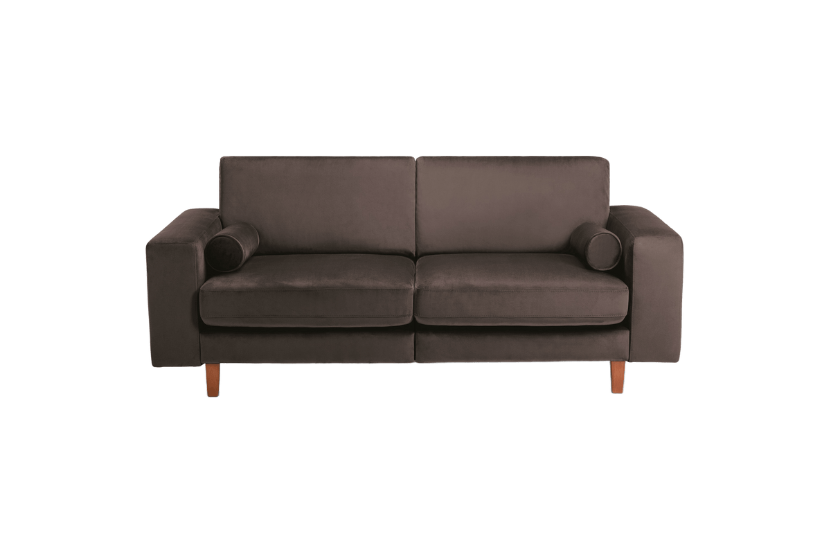 Jade Small Sofa in Duru Dark Mustela Velvet