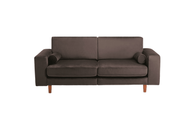 Jade Small Sofa in Duru Dark Mustela Velvet