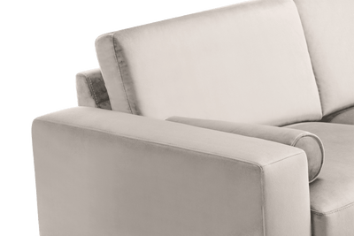Jade Large Sofa in Duru Creme Velvet