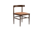Lowry Dining Chair in Polished Beech & Leather
