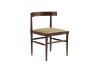 Lowry Dining Chair in Polished Beech & Leather