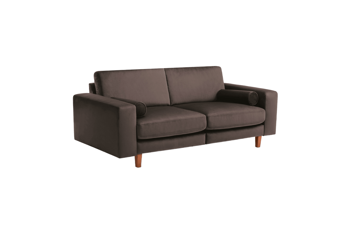 Jade Small Sofa in Duru Dark Mustela Velvet